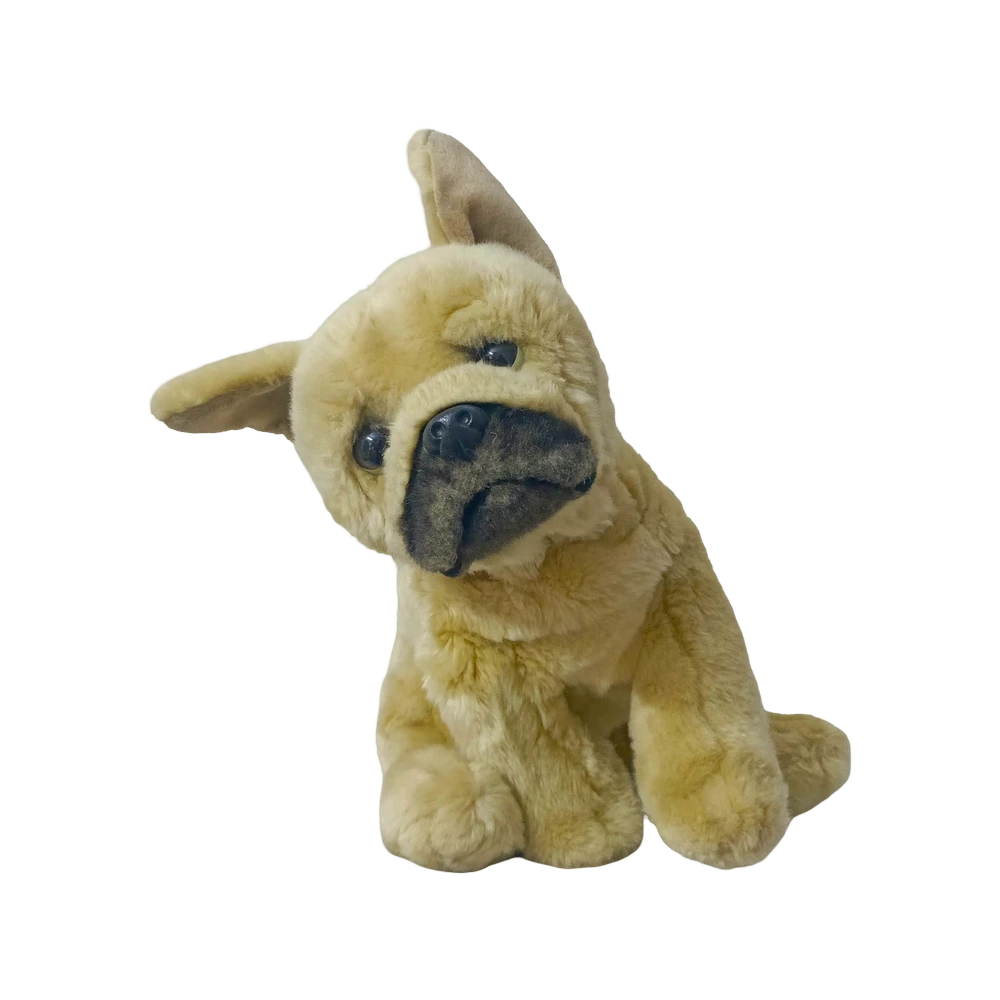 Generic Fawn-Colored Bulldog | Plush Toy