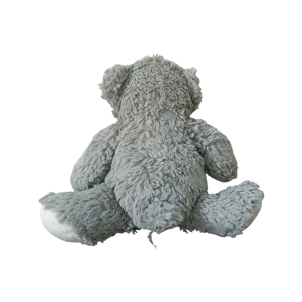 Cute Gray Bear Plush Toy - Image 2